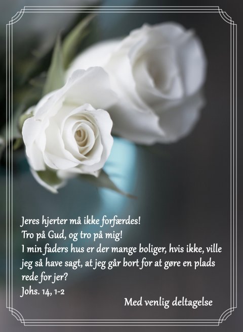 Med venlig deltagelse