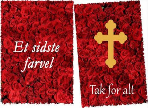 Et sidste farvel - Tak for alt