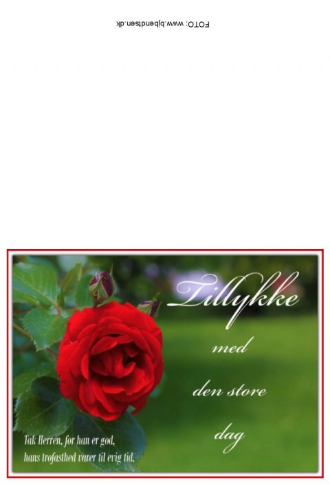 Tillykke med den store dag