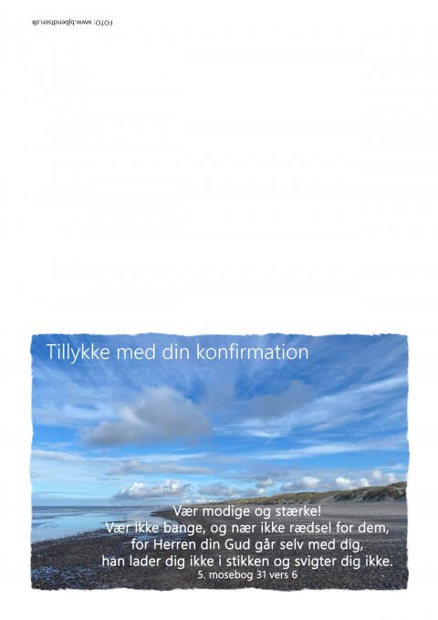 Tillykke med konfirmationen Tillykke med konfirmationen