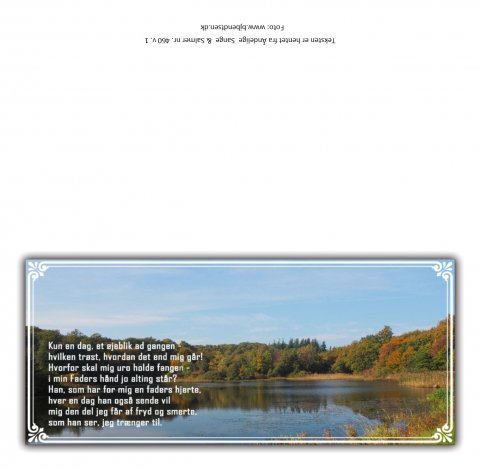 Kun en dag et jeblik ad gangen..