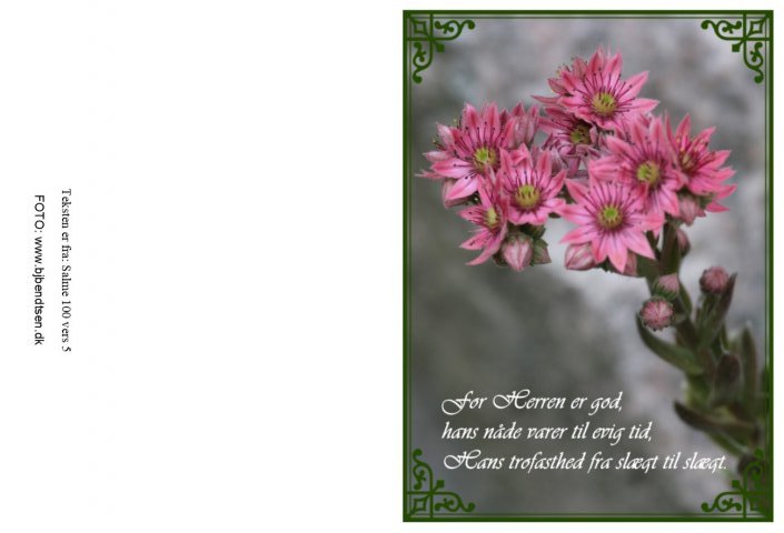 For Herren er god...