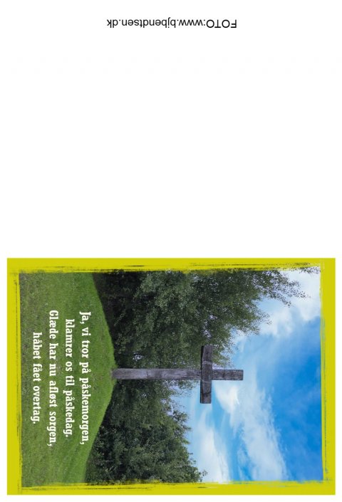 Ja vi tror p Pskemorgen