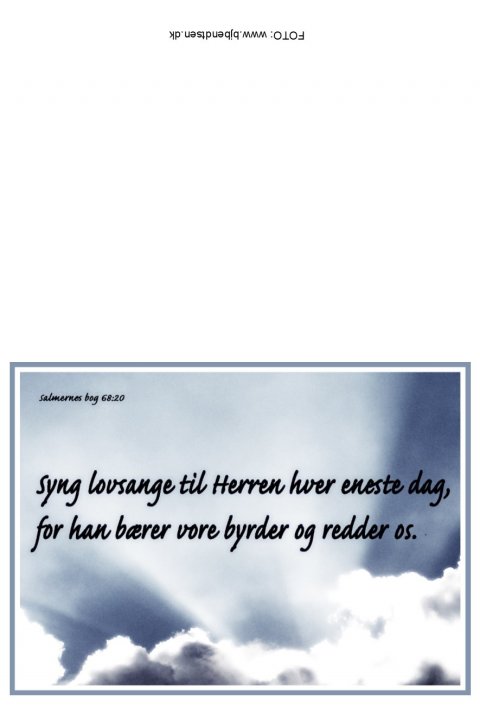 Syng lovsange til Herren...